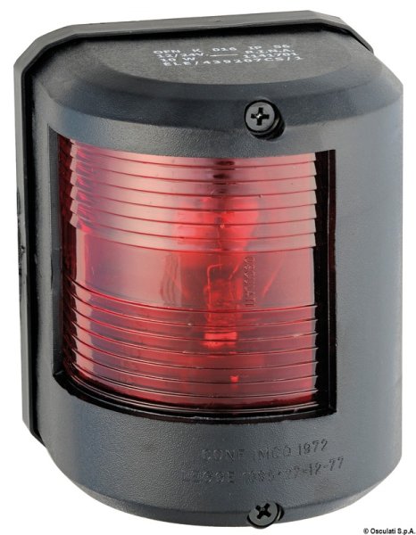 Fanale U78 rosso-nero 12 V - 11.417.01